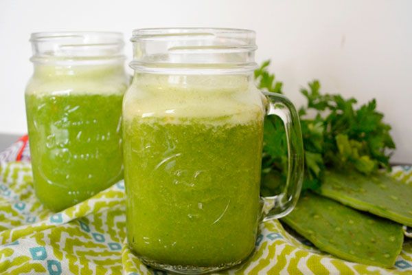 receta agua de nopal